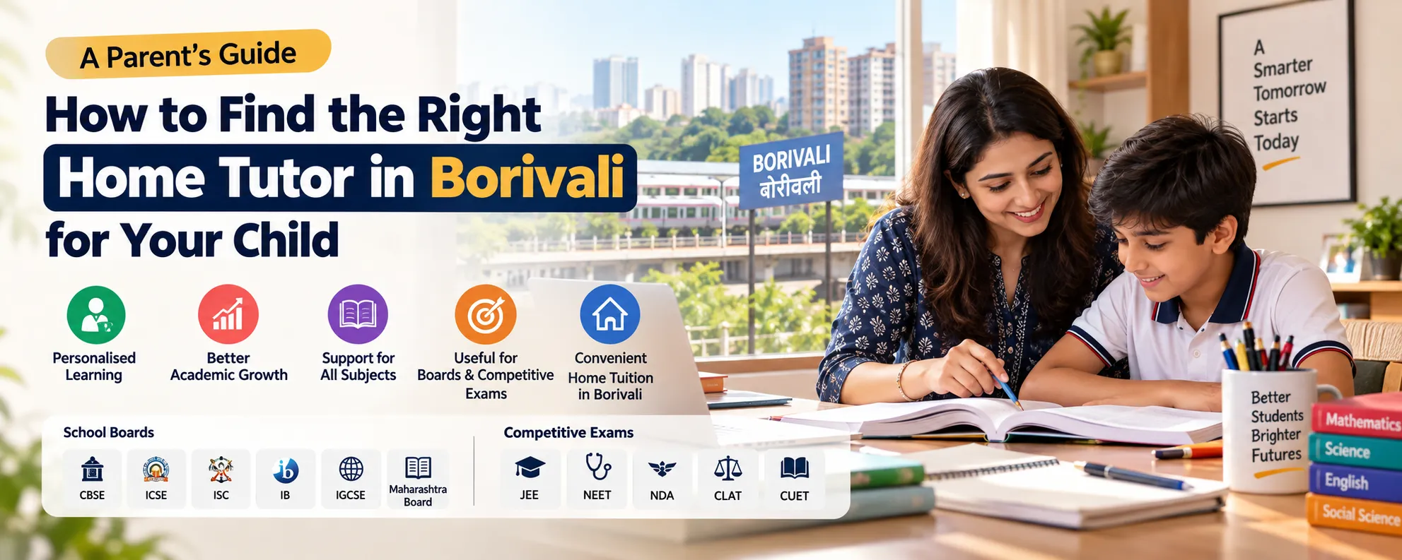 How to Find the Right Home Tutor in Borivali for Your Child